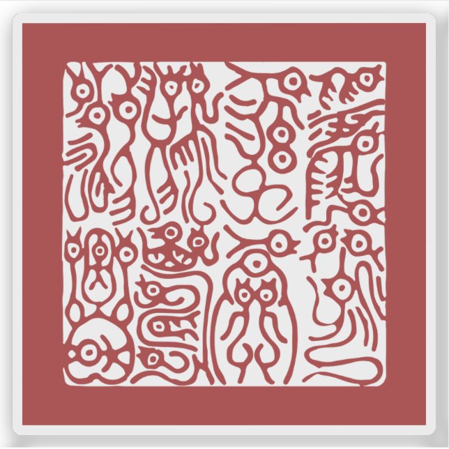 Sticker Imperial Seal of China, Heirloom Seal of the Realm (Devant)