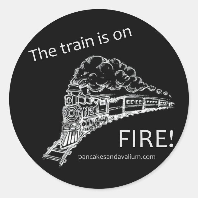 Sticker incendie du train 1 (Devant)