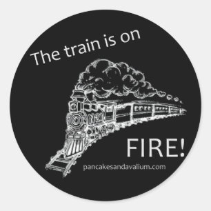 Sticker incendie du train 1