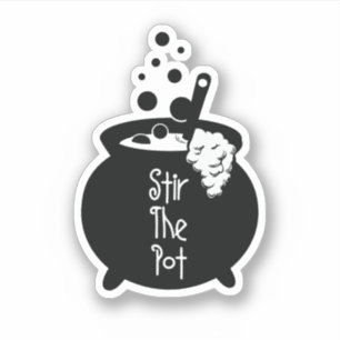 Sticker Incorporer Le Pot (Pot À Sorcières)
