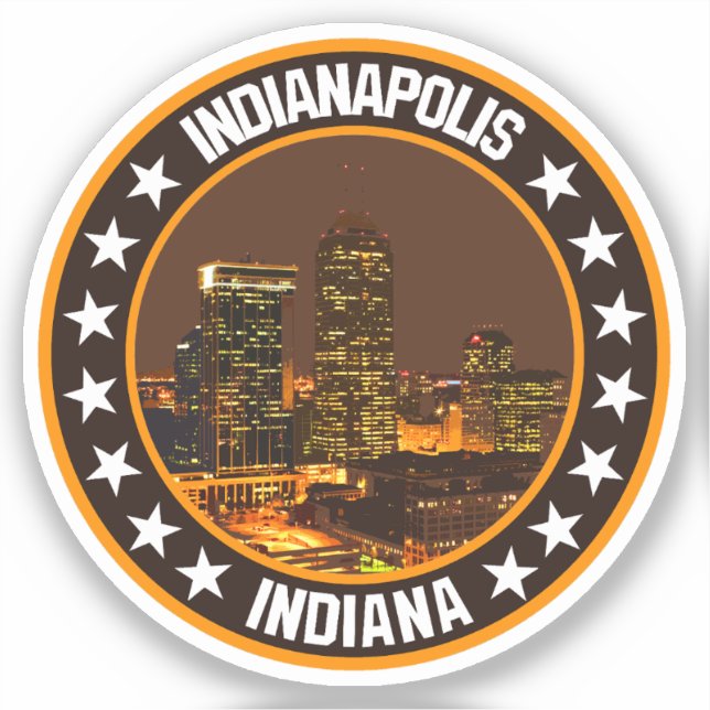 Sticker Indianapolis (Recto)