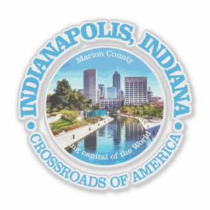 Sticker Indianapolis (villes)