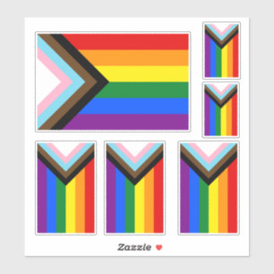 Sticker Indicateur de fierté de progression LGBTQ+