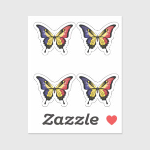 Sticker Indicateur de papillon d'hirondelle de Roumanie
