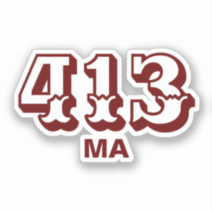 Sticker Indicatif régional 413