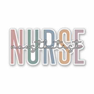 Sticker Infirmière anesthésiste CRNA Cadeaux pour anesthés