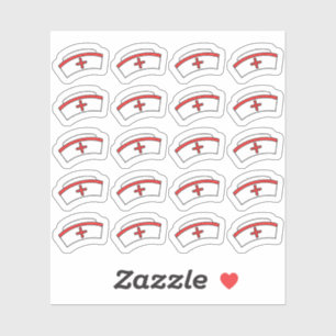 Sticker Infirmière Casquette de travail de nuit Tracker de