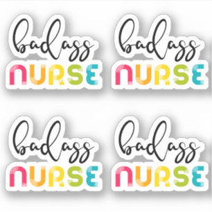 Sticker Infirmière de Badass