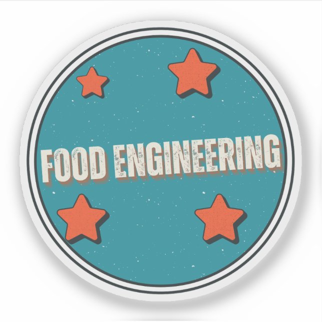 Sticker Ingénierie alimentaire (Devant)