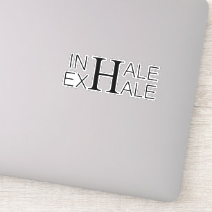 Sticker Inhale exhale