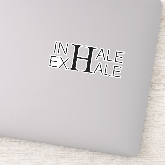 Sticker Inhale exhale (Détail)