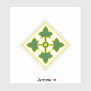 Sticker Insigne de la 4e division d'infanterie
