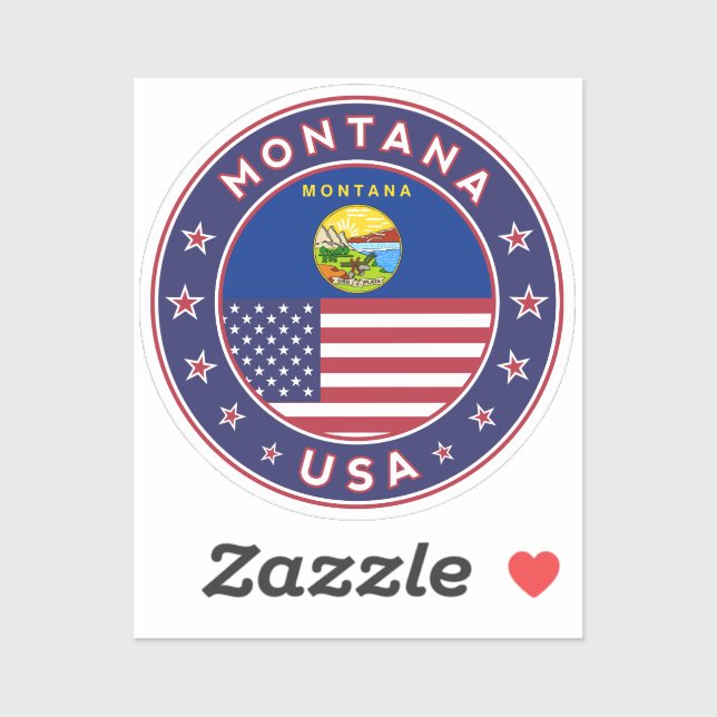 Sticker Insigne du Montana (Feuille)