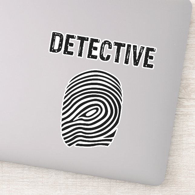 Sticker Inspecteur, pour détective (Détail)