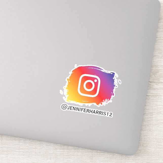 Sticker Instagram moderne personnalisé (Détail)
