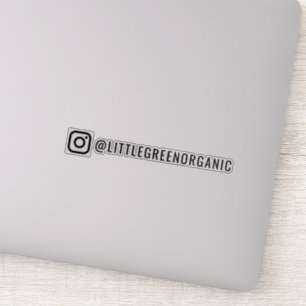 Sticker Instagram   Votre Sticker Vinyl Insta Name