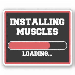 Sticker Installation des muscles Chargement