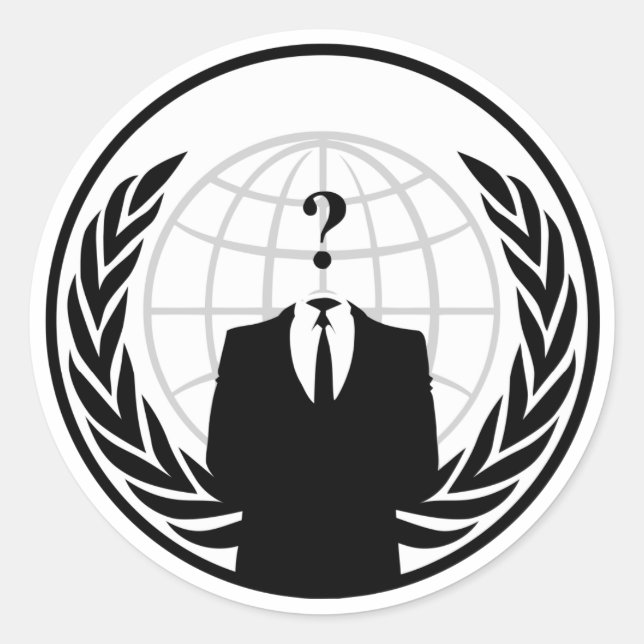 Sticker international anonyme (Devant)