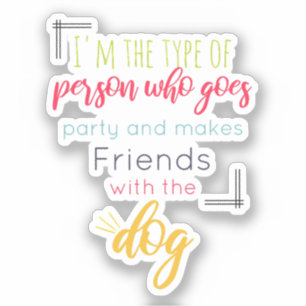 Sticker Introvertir l'Humour introduit