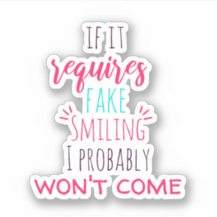 Sticker Introvertir l'Humour introduit