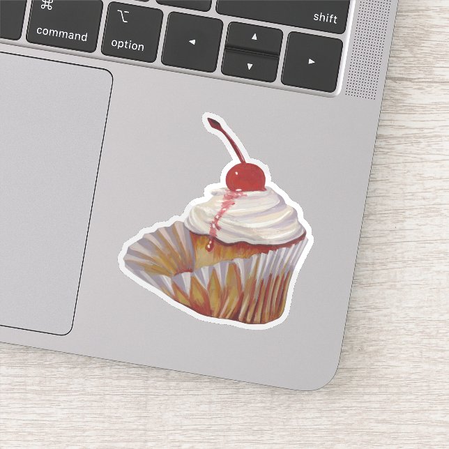 Sticker Invitation Cupcake (Détail)
