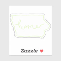 Sticker Iowa "Home"