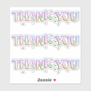 Sticker Iridescente Rainbow Party Foil Ballons Cadeau Favo