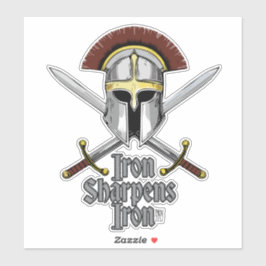 Sticker Iron Sharpens Fer Essentiel Inspiration chrétienne