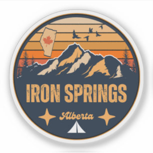 Sticker Iron Springs, Alberta