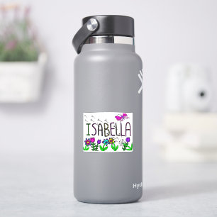 Sticker Isabella - Le Nom Isabella Dessin Whimsical