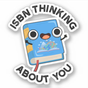 Sticker ISBN Penser à propos de vous amusant jeu de livres