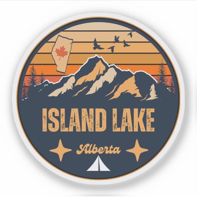 Sticker Island Lake (Alberta) (Devant)