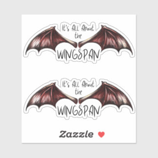 Sticker It's All About The Wingspan 2pack