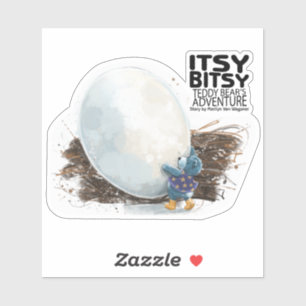 Sticker Itsy Bitsy Teddy Bear Willie