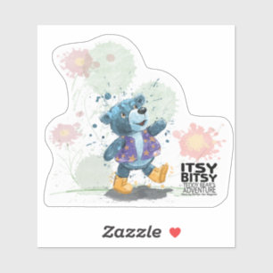Sticker Itsy Bitsy Teddy Bear Willie