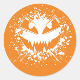 Sticker Jack-O'Lantern éffrayant