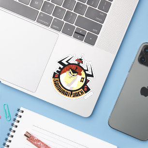 Sticker Jack Samurai Dans Le Cadre Futuriste Aku