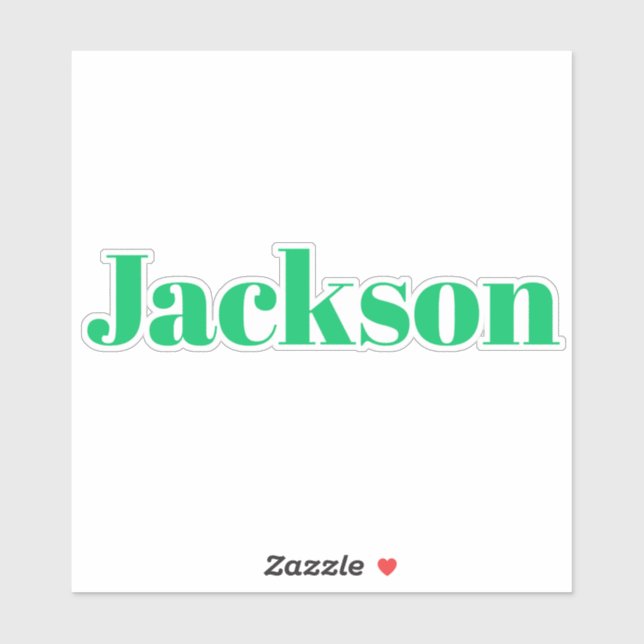 Sticker Jackson (Feuille)