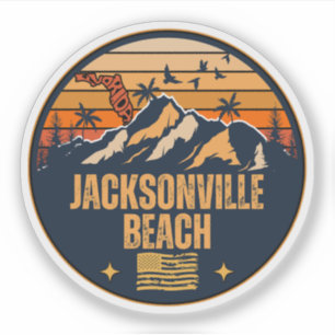 Sticker Jacksonville Beach, Floride