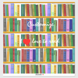 Sticker J'adore lire des livres  Thunder_Cove