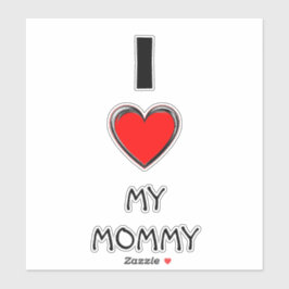 STICKER J'ADORE MON "COEUR ART" DE MON FEMME