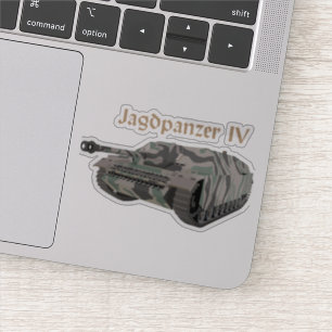 Sticker Jagdpanzer IV 2ÈME GUERRE MONDIALE Allemand Tank D