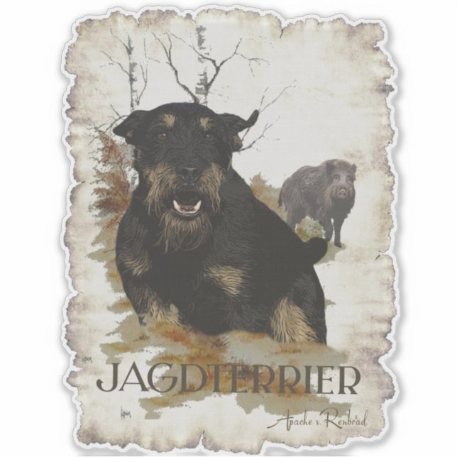 Sticker Jagdterrier (Devant)