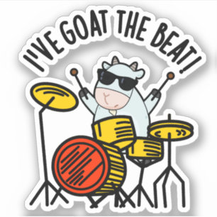 Sticker J'ai chéri le jeu de tambour amusant