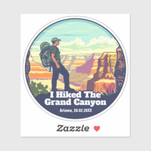Sticker J'Ai Fait Une Randonnée Dans Le Grand Canyon Natio