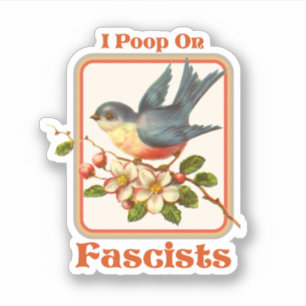 Sticker J'ai mis les fascistes au poing