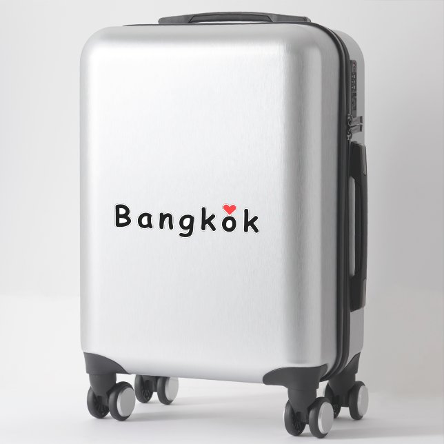 Sticker J'aime Bangkok (Sur valise)