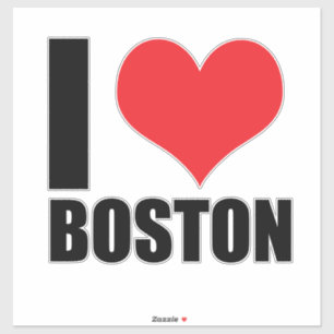 Sticker J'aime Boston
