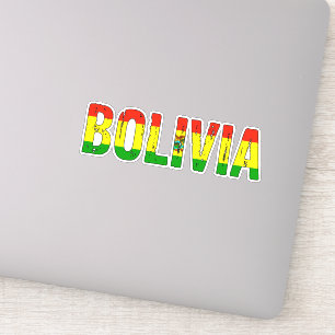 Sticker J'aime la Bolivie