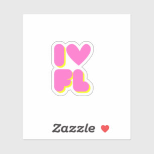 Sticker J'aime la Floride